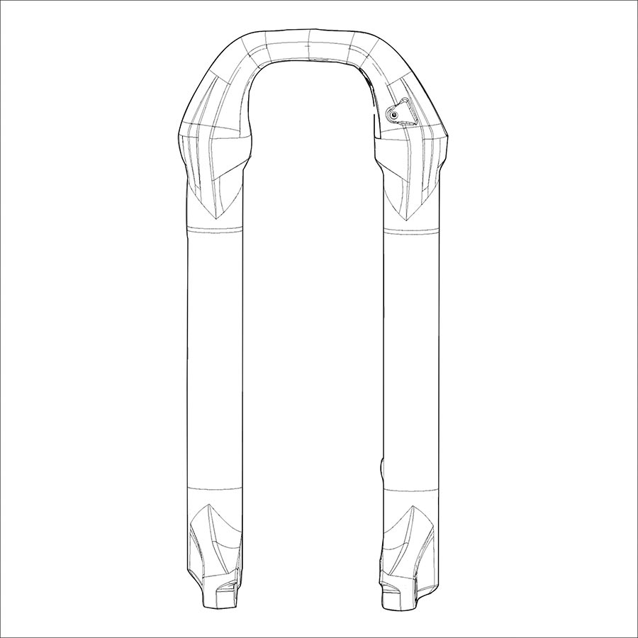 RockShox, Lower Leg for 35G, 27.5'', 11.4018.091.048