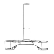 RockShox, Lower Crown for BoXXer C1, 10 OS, 11.4018.094.000