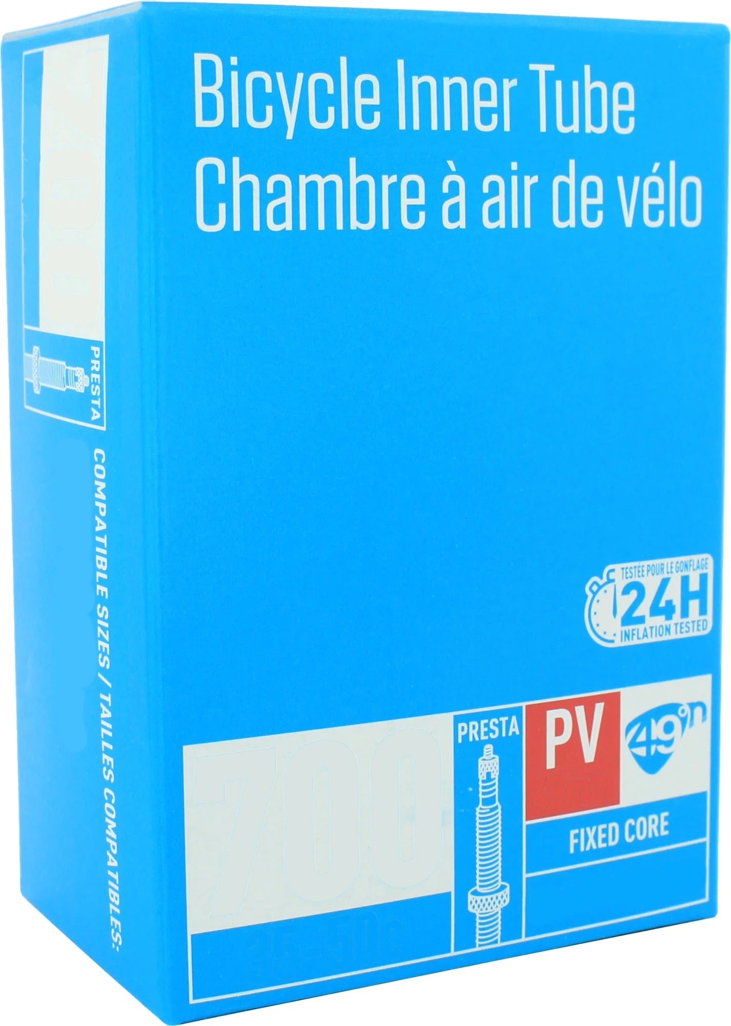 49°N Standard Presta Valve Tube