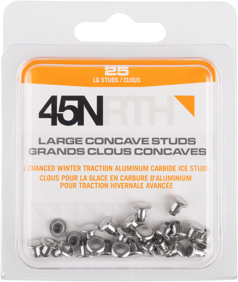 45NRTH Large Concave Carbide Aluminum Tire Studs