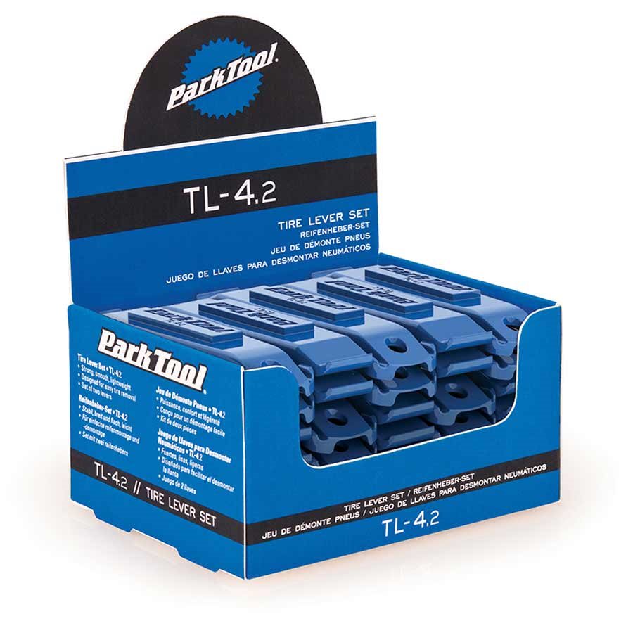 Démonte-pneus Park Tool TL-4.2, coffret de présentation contenant 25 paires