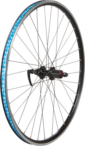 26" MTB/URBAN RIM REAR WHEEL - QR CASSETTE